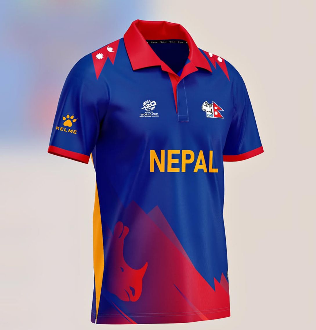 Nepal t20 world cup jersey 2024